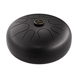 MEINL STD1BK Steel Tongue Drum, A-Minor (E4,D5,C4,A4,A3,G4,D4,C5), Black