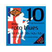 Rotosound RH10 Roto Blues Electric Guitar Strings Set, Light Top/Heavy Bottom, 10-52