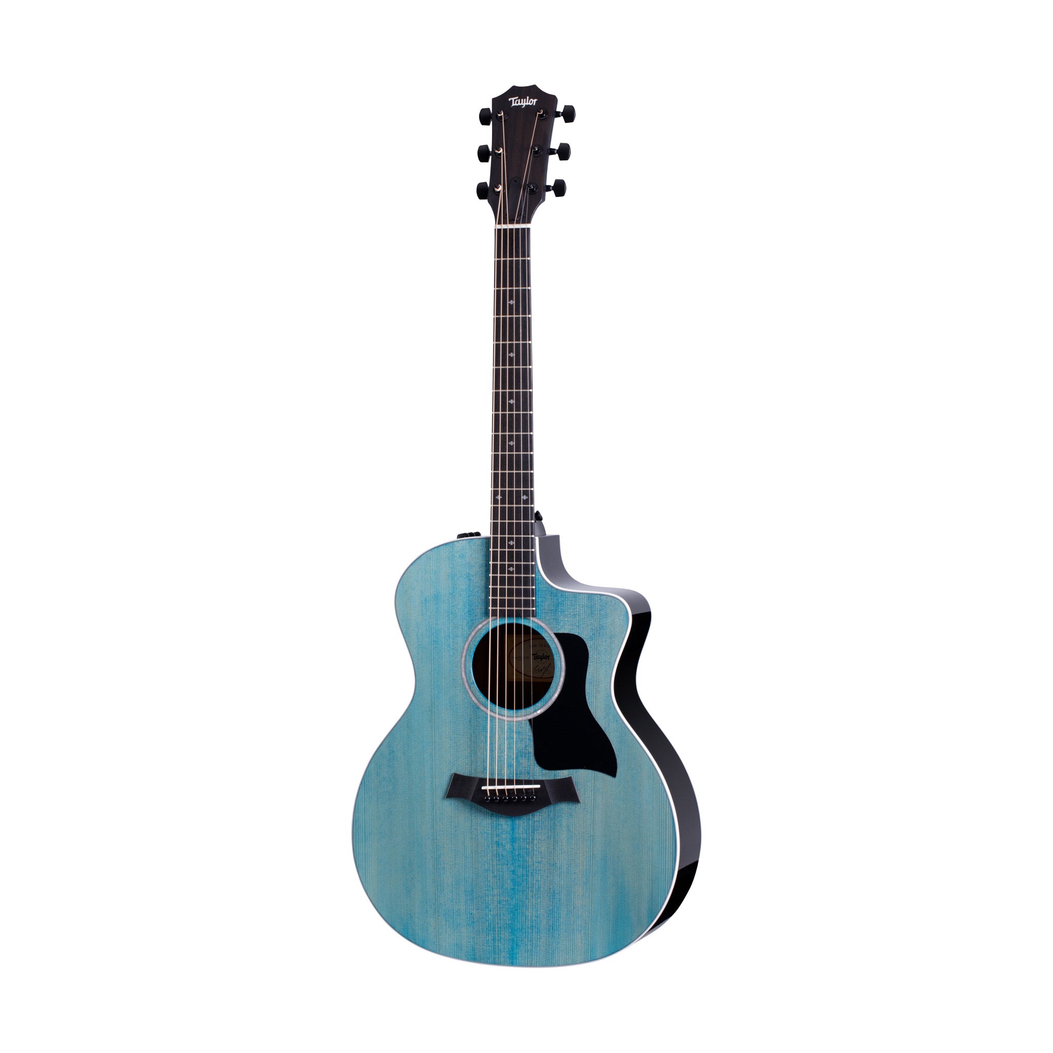 Taylor 214ce Deluxe Grand Auditorium Acoustic Guitar, Trans Blue
