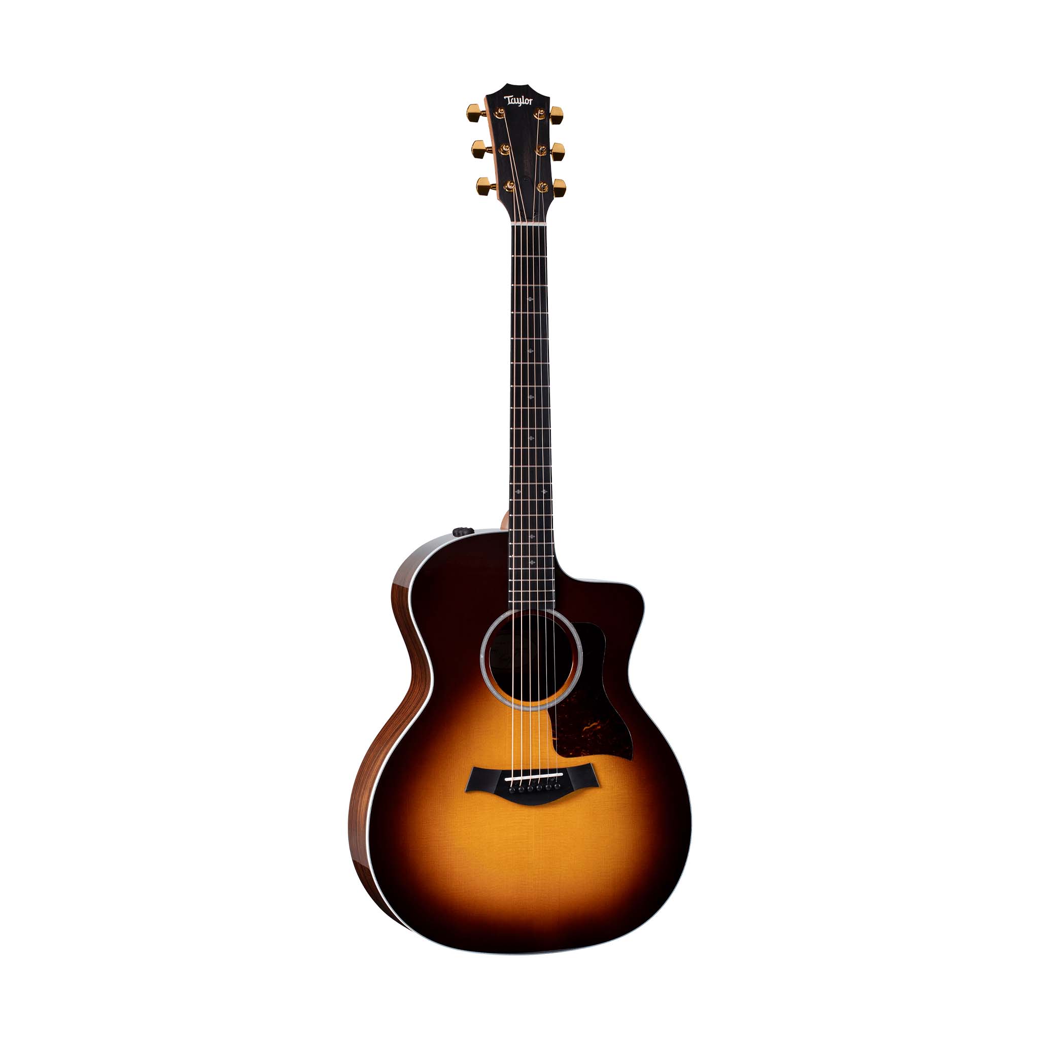 Taylor 214CE-SB Deluxe Grand Auditorium Acoustic Guitar w/Case, Tobacco Sunburst