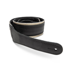 Taylor American Dream Leather Guitar Strap, White/Black