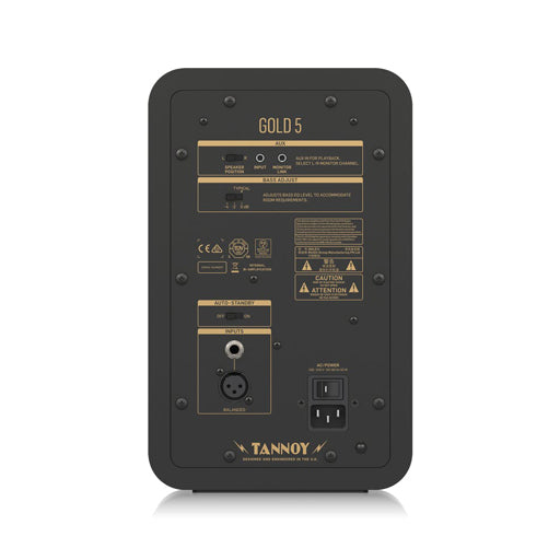 Tannoy Gold 5 Studio Monitor Speaker, Each, EU Plug – Swee Lee