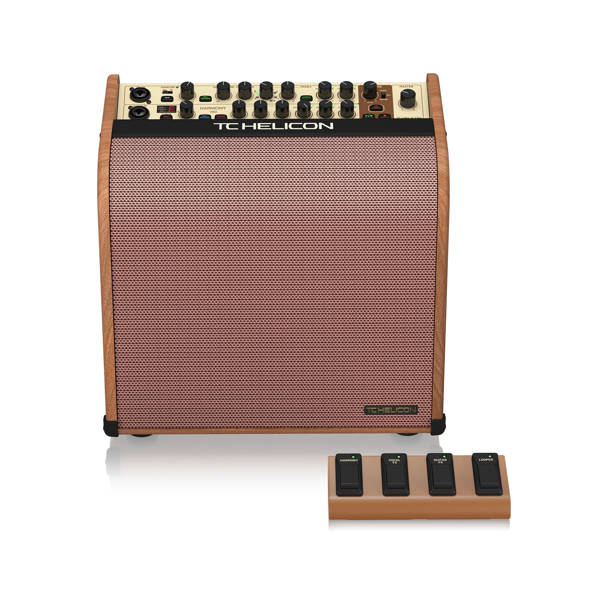 TC Helicon Harmony V60 60W 2-Channel Acoustic Amplifier, EU