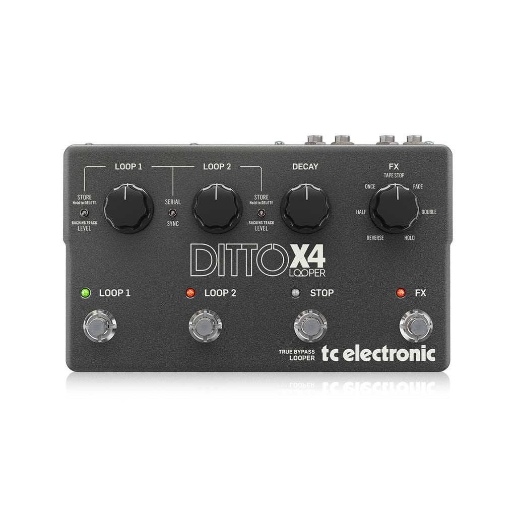 TC Electronic Ditto X4 Looper Guitar Effects Pedal – Swee Lee Malaysia