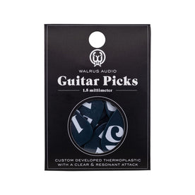 Walrus Audio 1.5mm Premium Guitar Picks, Dark Blue, 10-Pack