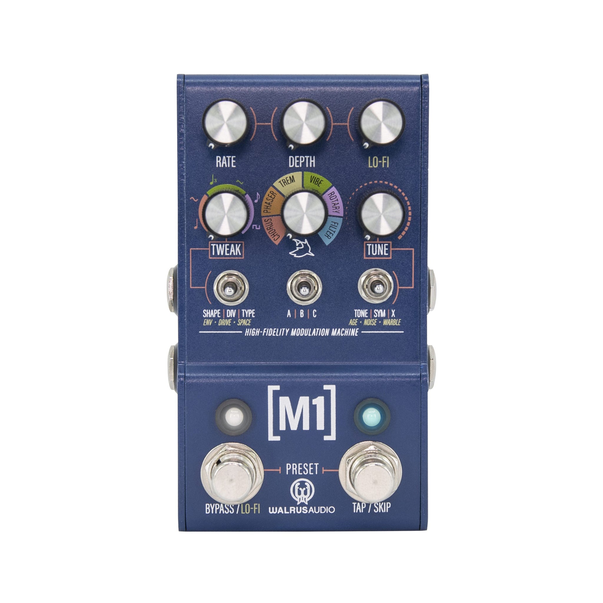 Walrus Audio MAKO Series M1 High-Fidelity Modulation Machine Guitar Effects Pedal