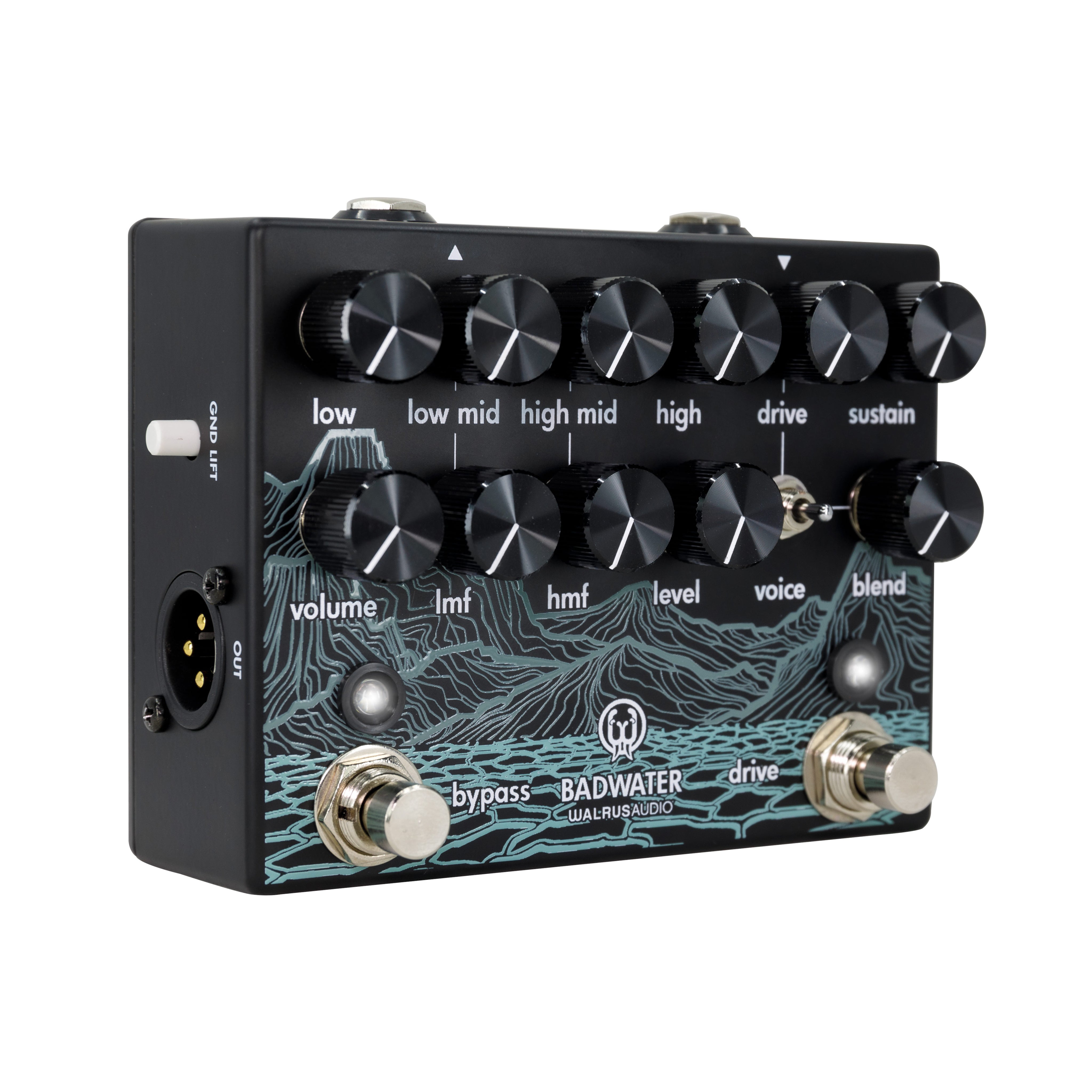 Walrus Audio Badwater Bass Preamp D.I. Guitar Effects Pedal – Swee