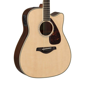 Yamaha FGX830C Dreadnought Cutaway Acoustic-Electric Guitar, Natural