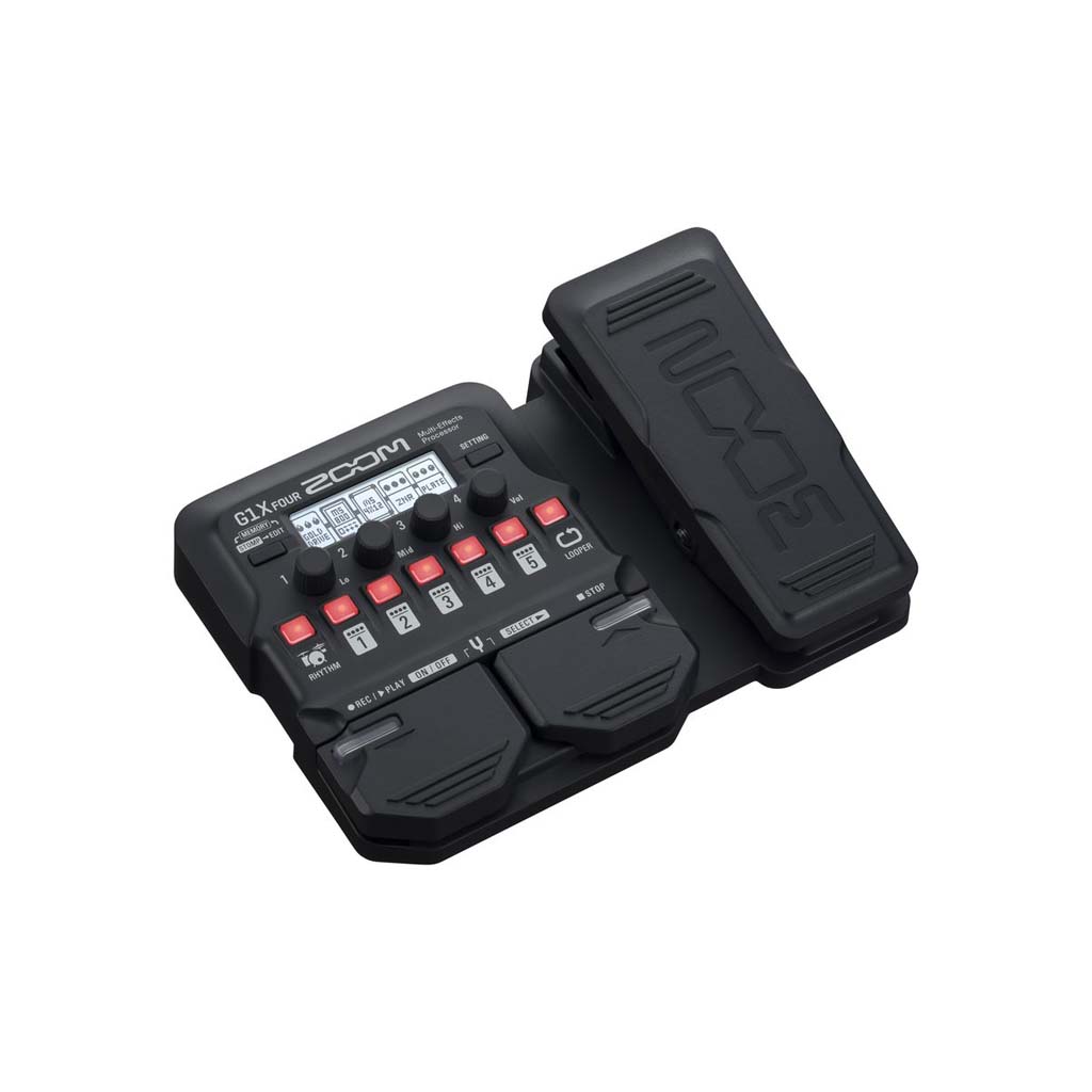 Zoom G1X FOUR Multi-Effects Processor with Expression Pedal – Swee