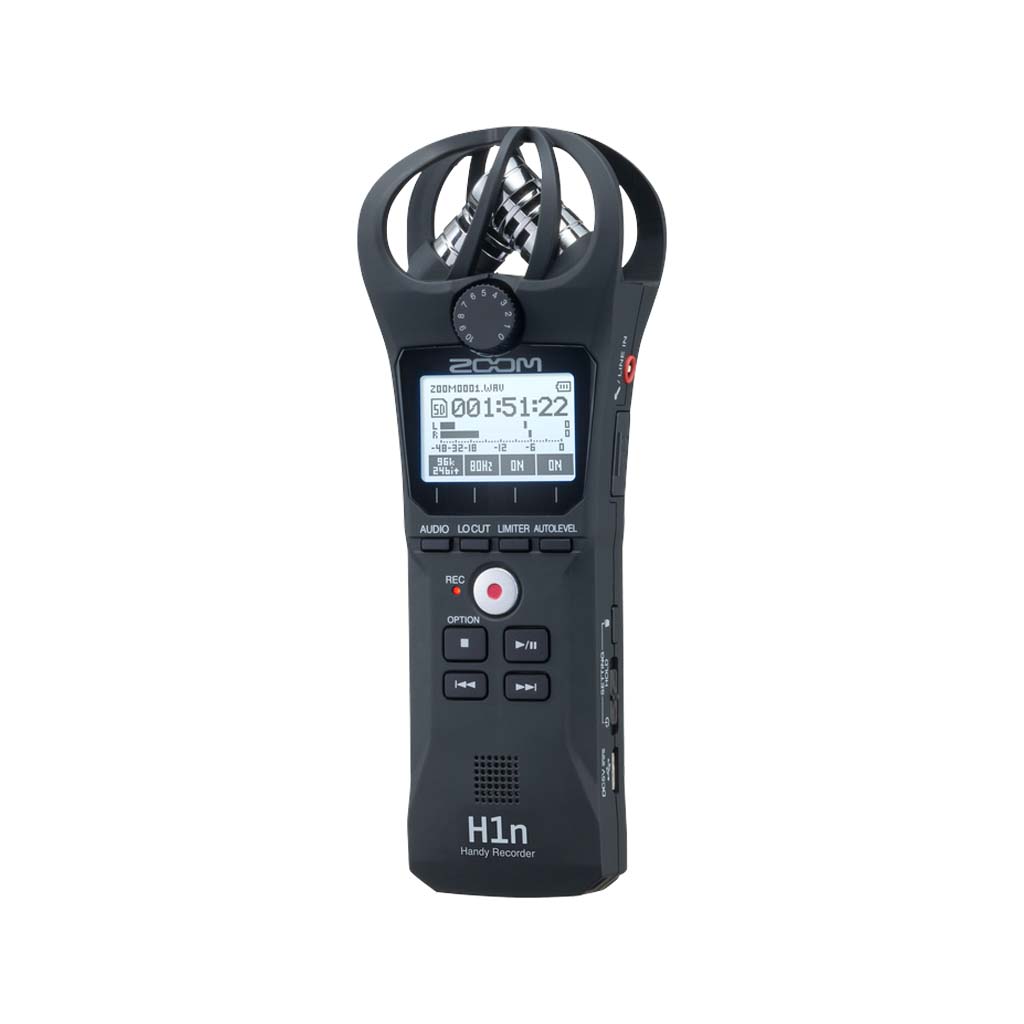 Zoom H1N 2-channel Handy Recorder Matte Black