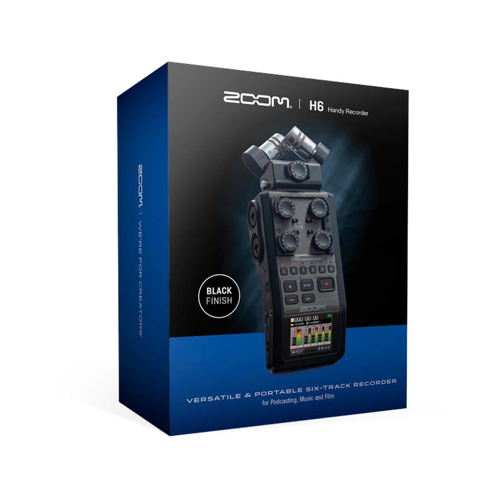 Zoom H6 All Black Handy Recorder – Swee Lee Malaysia